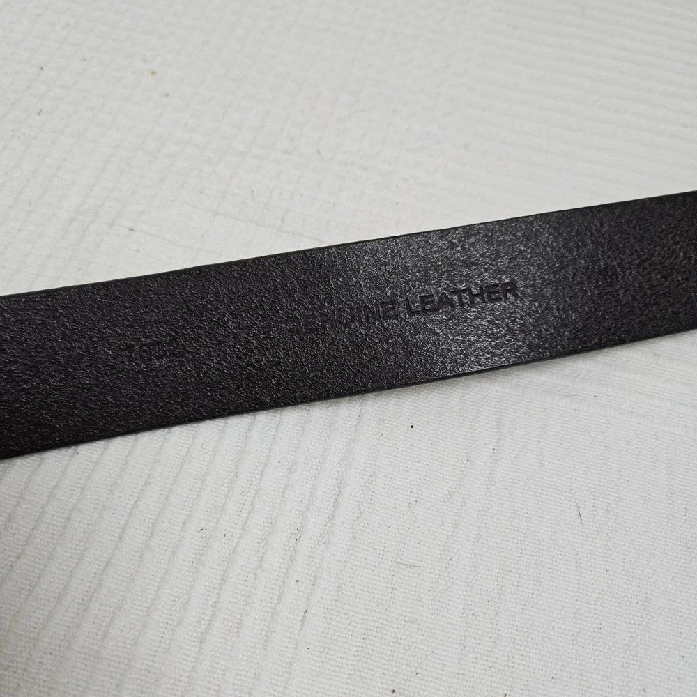 Classic Leather Belt Men's 34/36 Dark Brown‎